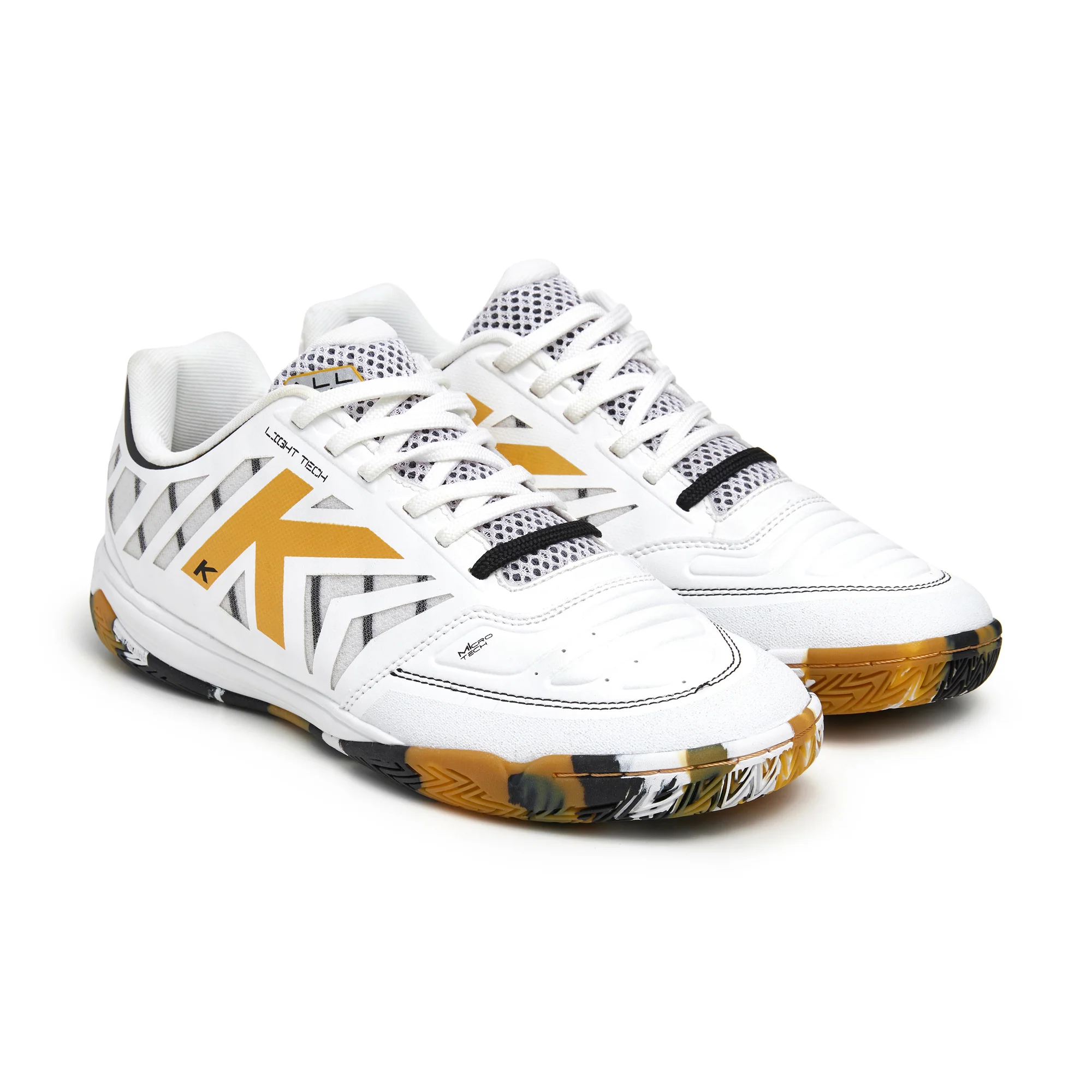 ZAPATILLAS DE FÚTBOL SALA ALL IN SPECIAL PLAYER BLANCO Y ORO Y NEGRO - Image 2