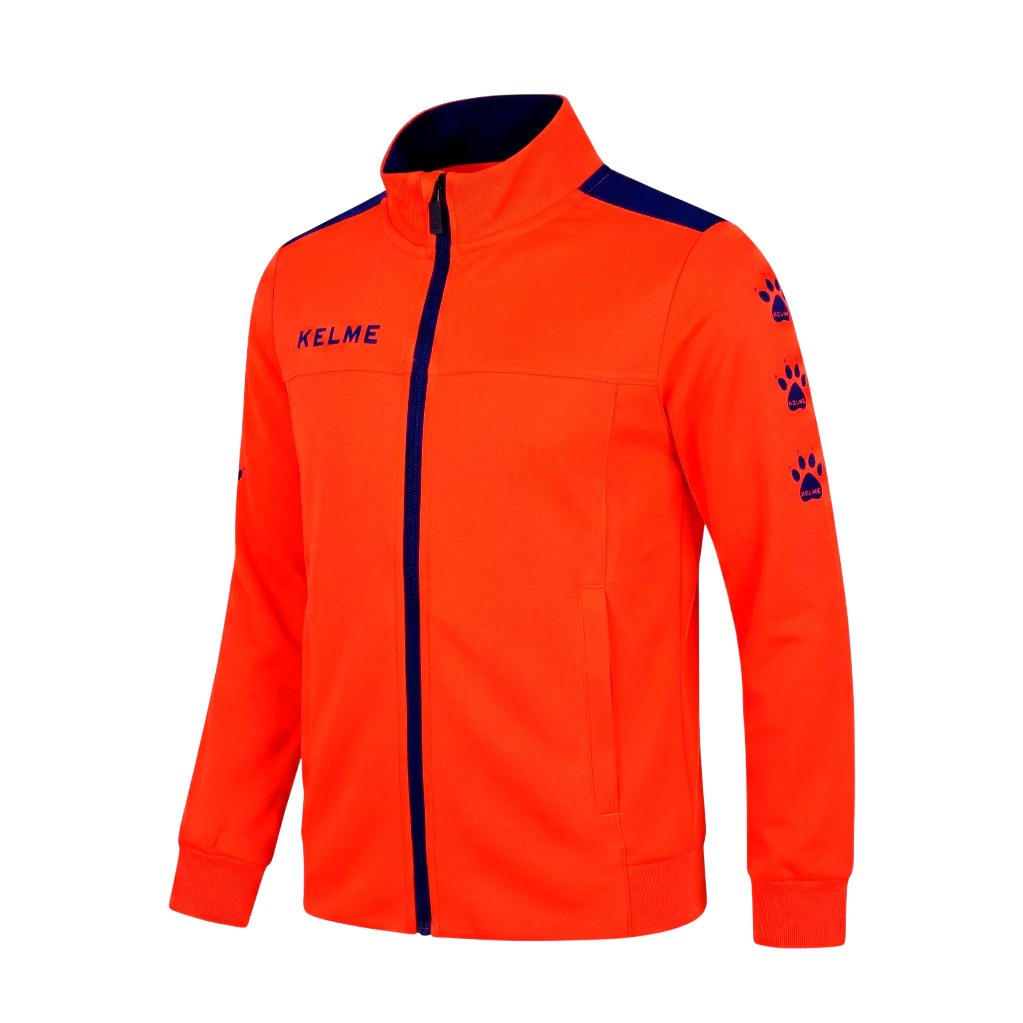 CHAQUETA DE CHÁNDAL INFANTIL LINCE NARANJA Y AZUL