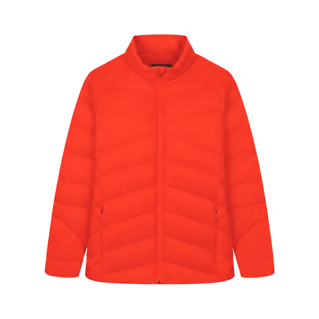 CHAQUETA LIGERA DOWN NARANJA