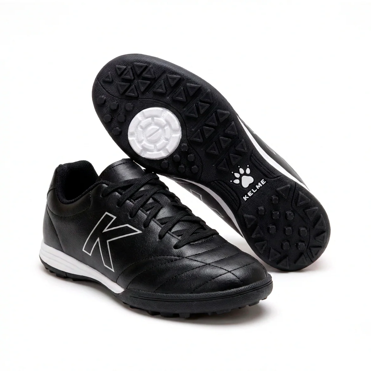 ZAPATILLAS DE NIÑO DE FÚTBOL NEW LINCE TURF NEGRO - Image 2