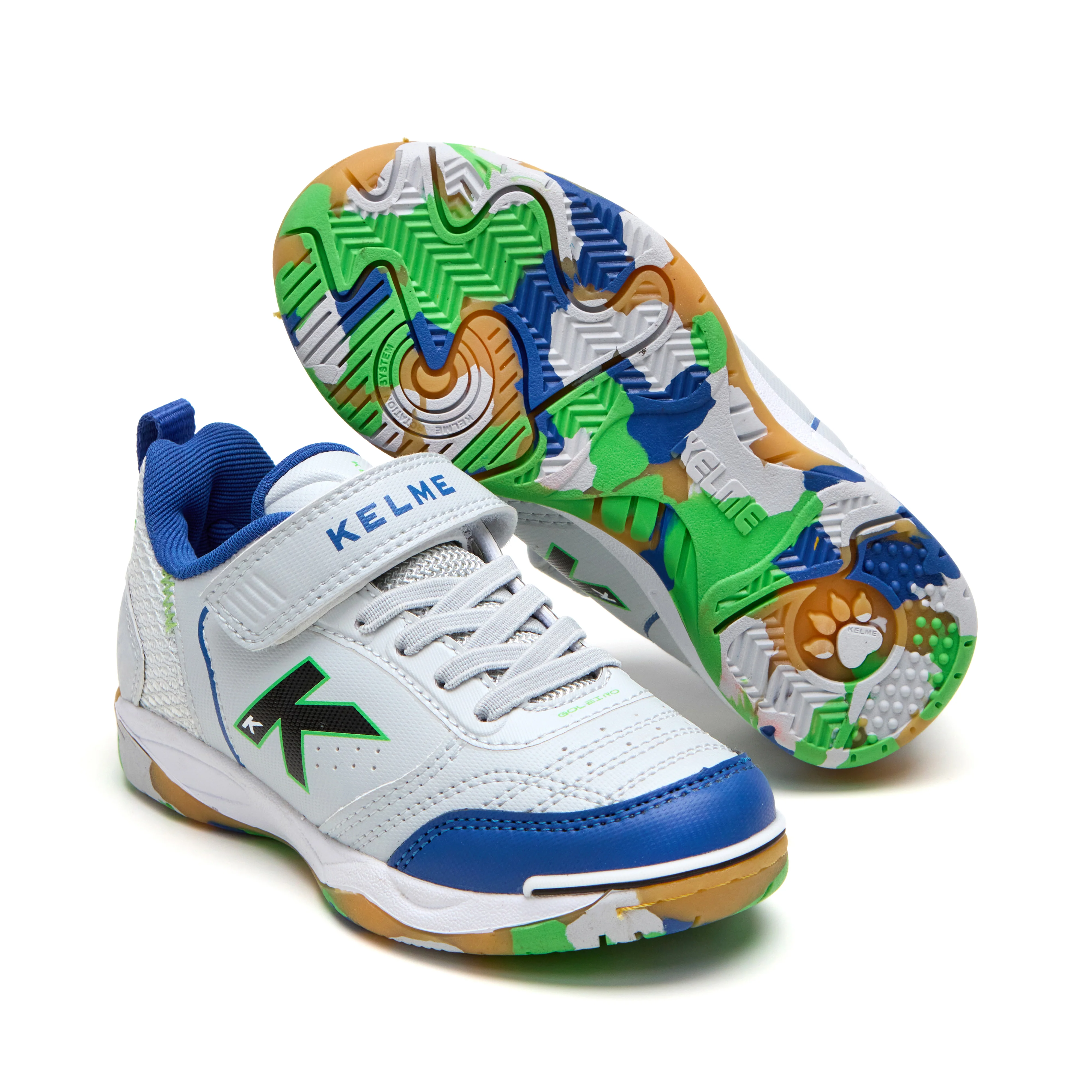 ZAPATILLAS DE NIÑO GOLEIRO ELASTIC INDOOR GRIS - Image 2