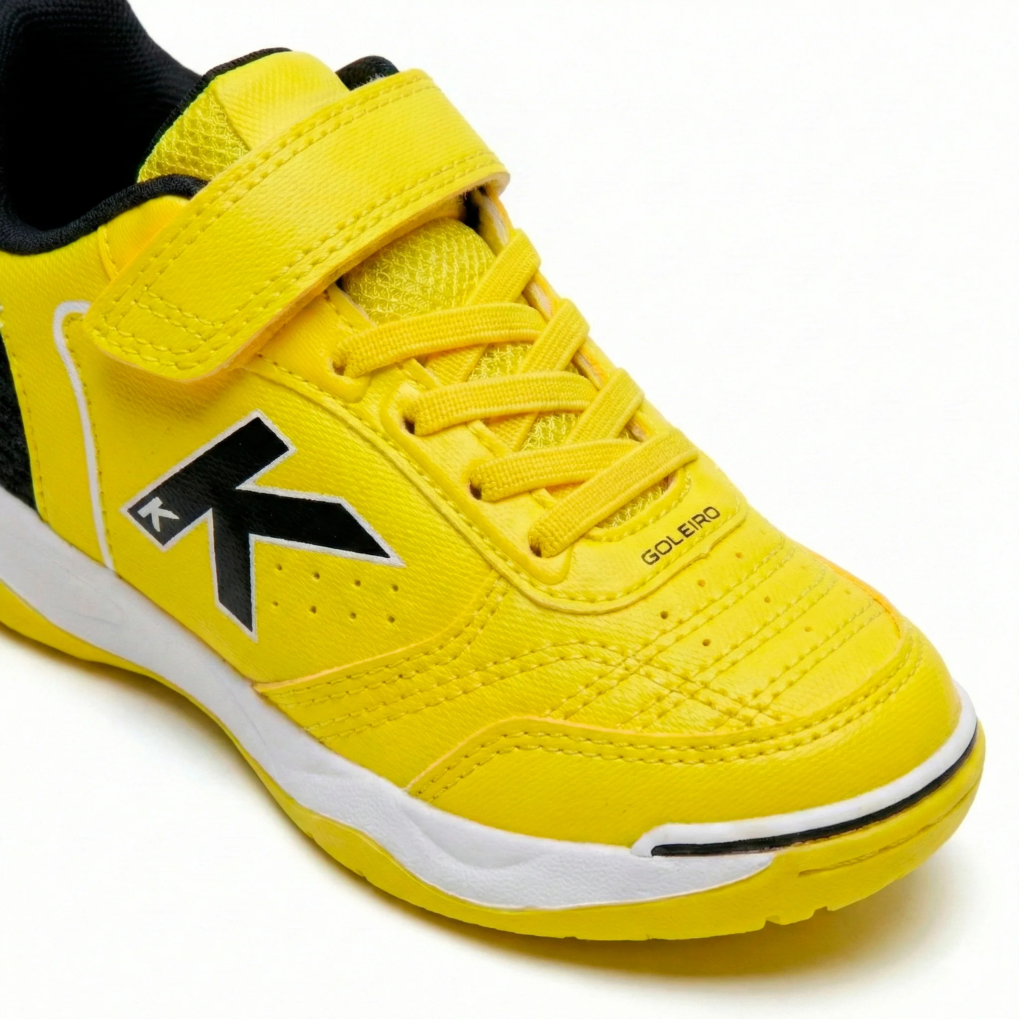 ZAPATILLAS DE NIÑO GOLEIRO ELASTIC INDOOR AMARILLO Y NEGRO - Image 2