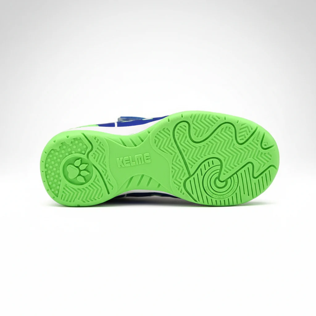 ZAPATILLAS DE FÚTBOL SALA DE NIÑO GOLEIRO ELASTIC INDOOR AZUL-VERDE - Image 2