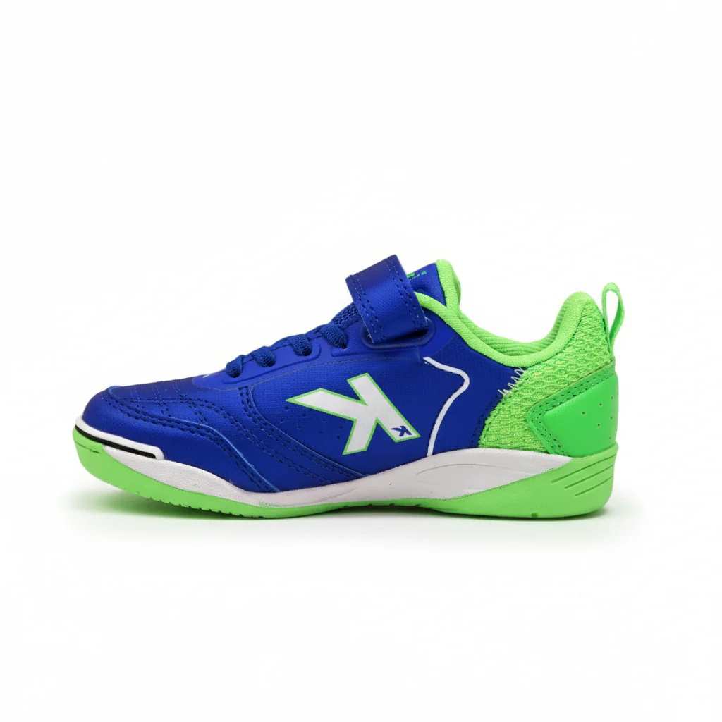 ZAPATILLAS DE FÚTBOL SALA DE NIÑO GOLEIRO ELASTIC INDOOR AZUL-VERDE - Image 4