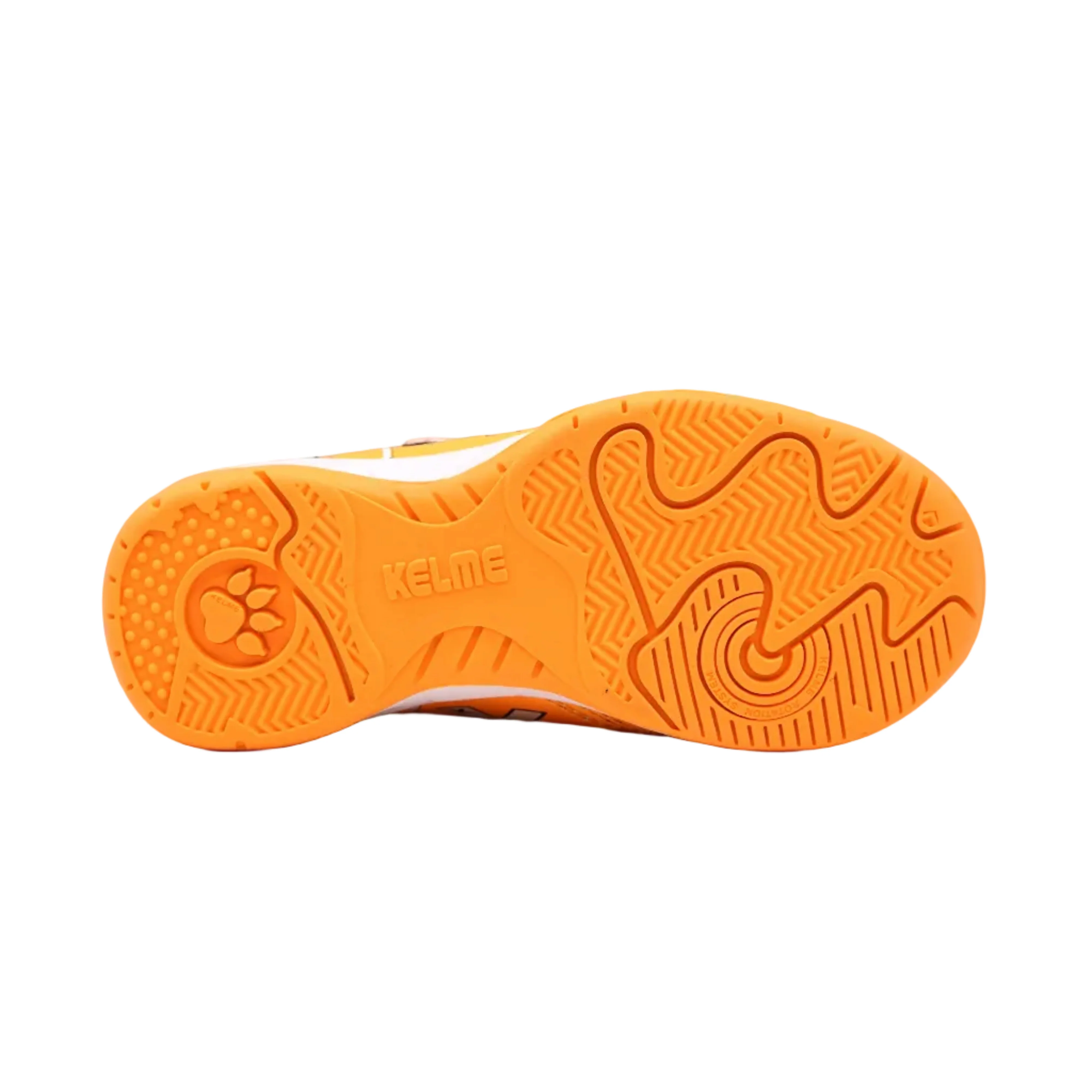 ZAPATILLAS DE NIÑO GOLEIRO ELASTIC INDOOR NARANJA Y AZUL - Image 5