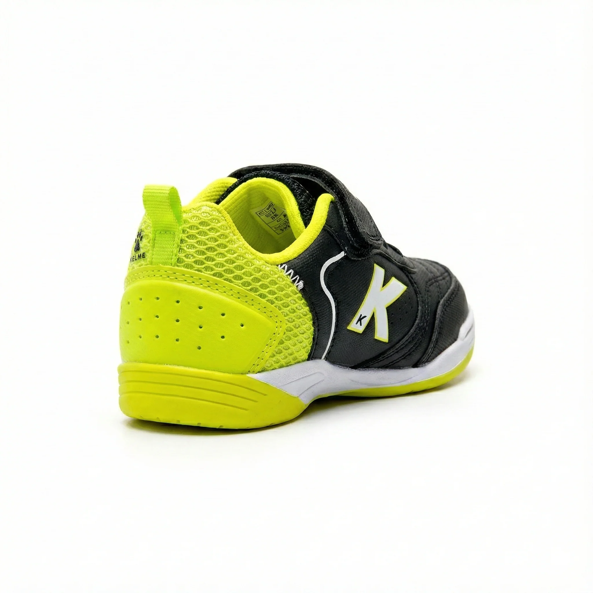 ZAPATILLAS DE NIÑO GOLEIRO ELASTIC INDOOR NEGRO-LIMA - Image 3
