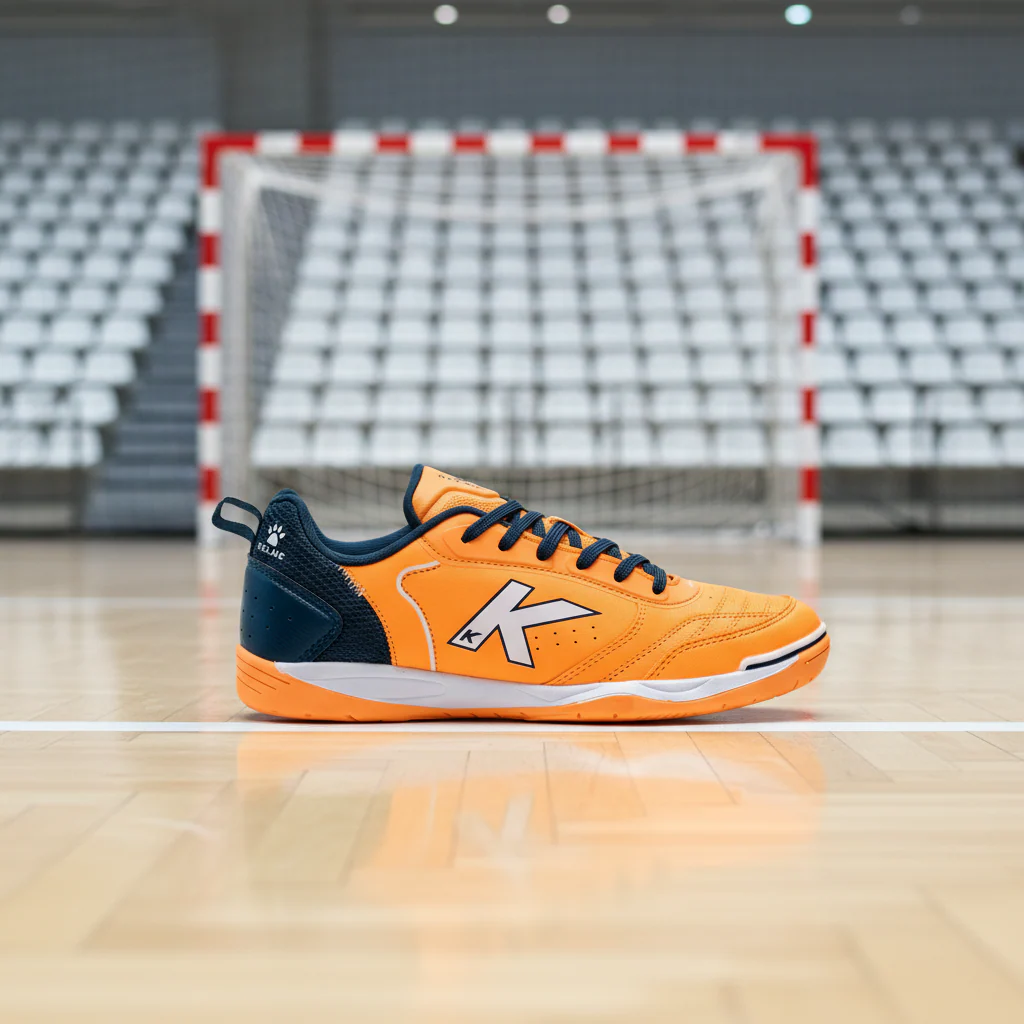 ZAPATILLAS DE FÚTBOL SALA GOLEIRO NARANJA AZUL - Image 3