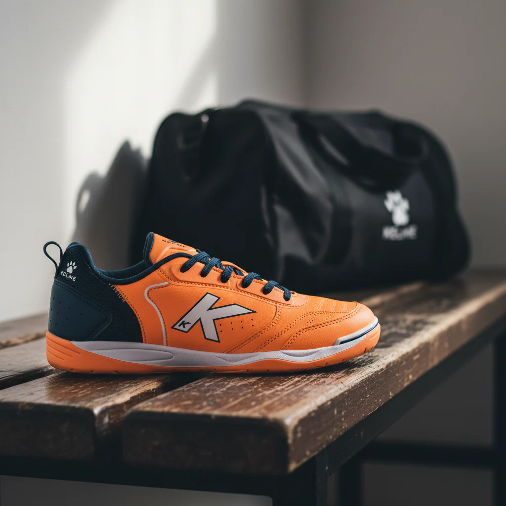 ZAPATILLAS DE FÚTBOL SALA GOLEIRO NARANJA AZUL - Image 7