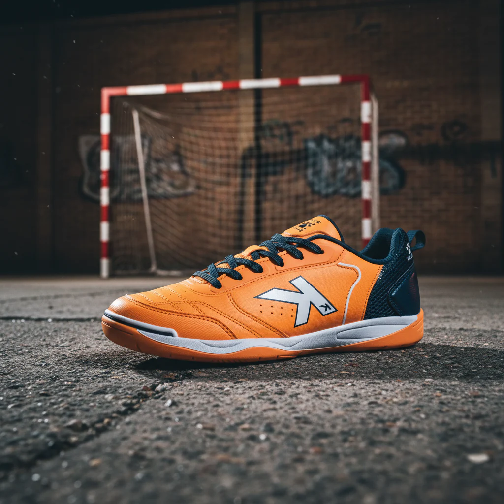 ZAPATILLAS DE FÚTBOL SALA GOLEIRO NARANJA AZUL - Image 8