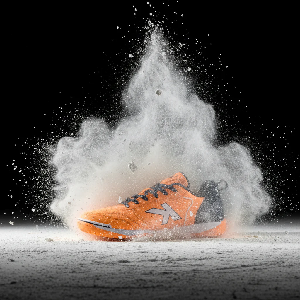 ZAPATILLAS DE FÚTBOL SALA GOLEIRO NARANJA AZUL - Image 9