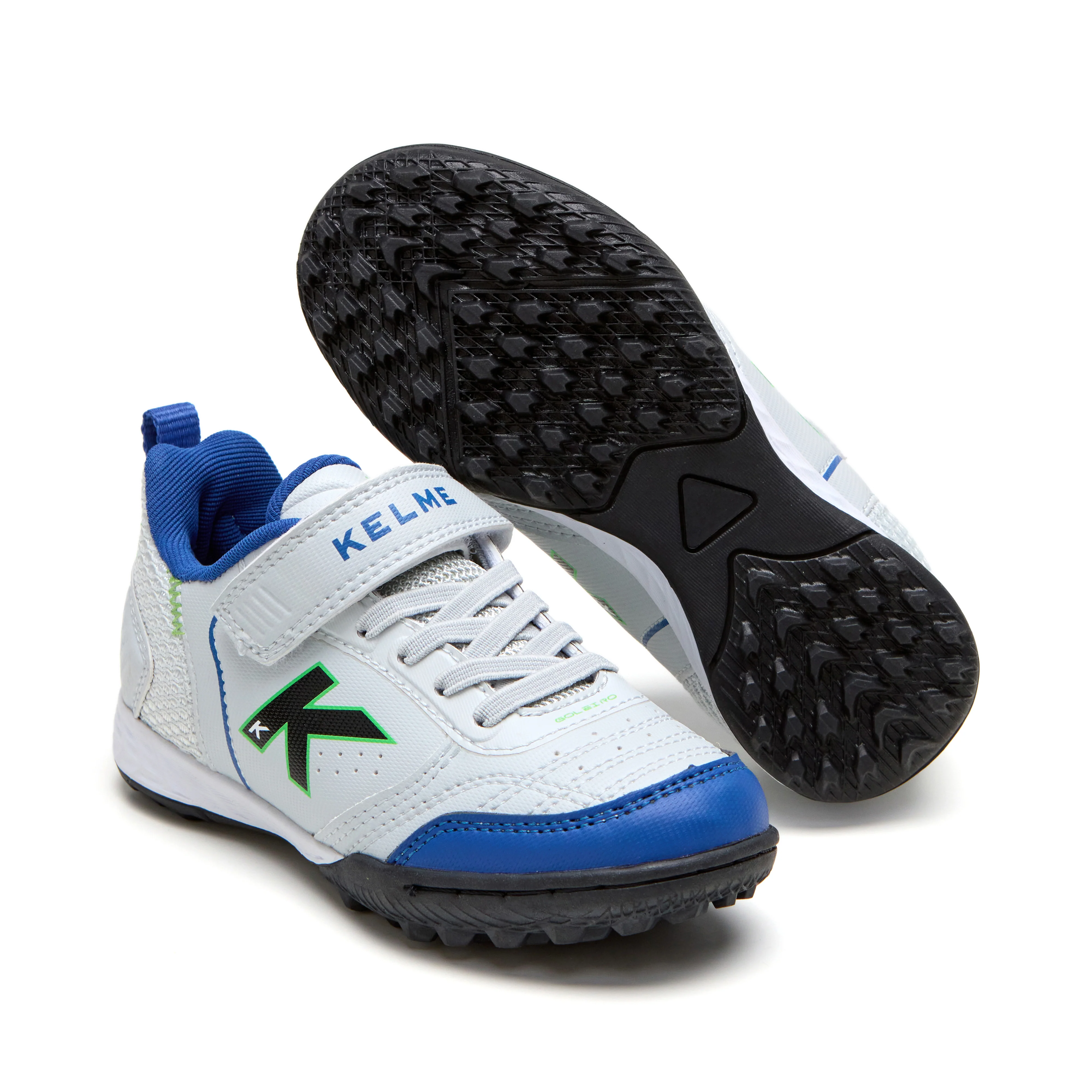 ZAPATILLAS DE NIÑO GOLEIRO TURF ELASTIC GRIS - Image 2