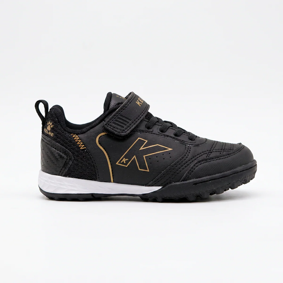 ZAPATILLAS DE NIÑO GOLEIRO TURF ELASTIC NEGRO