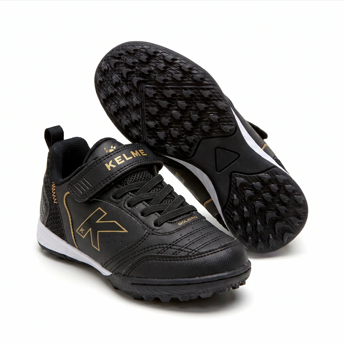 ZAPATILLAS DE NIÑO GOLEIRO TURF ELASTIC NEGRO - Image 2