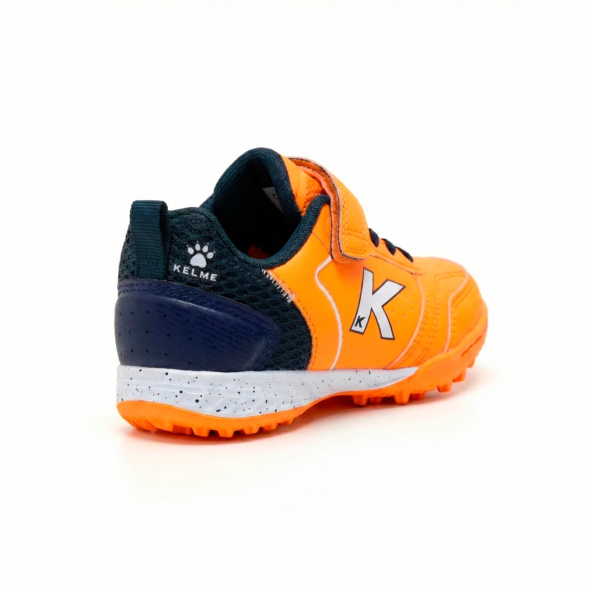 ZAPATILLAS DE NIÑO GOLEIRO TURF ELASTIC NARANJA Y AZUL - Image 3
