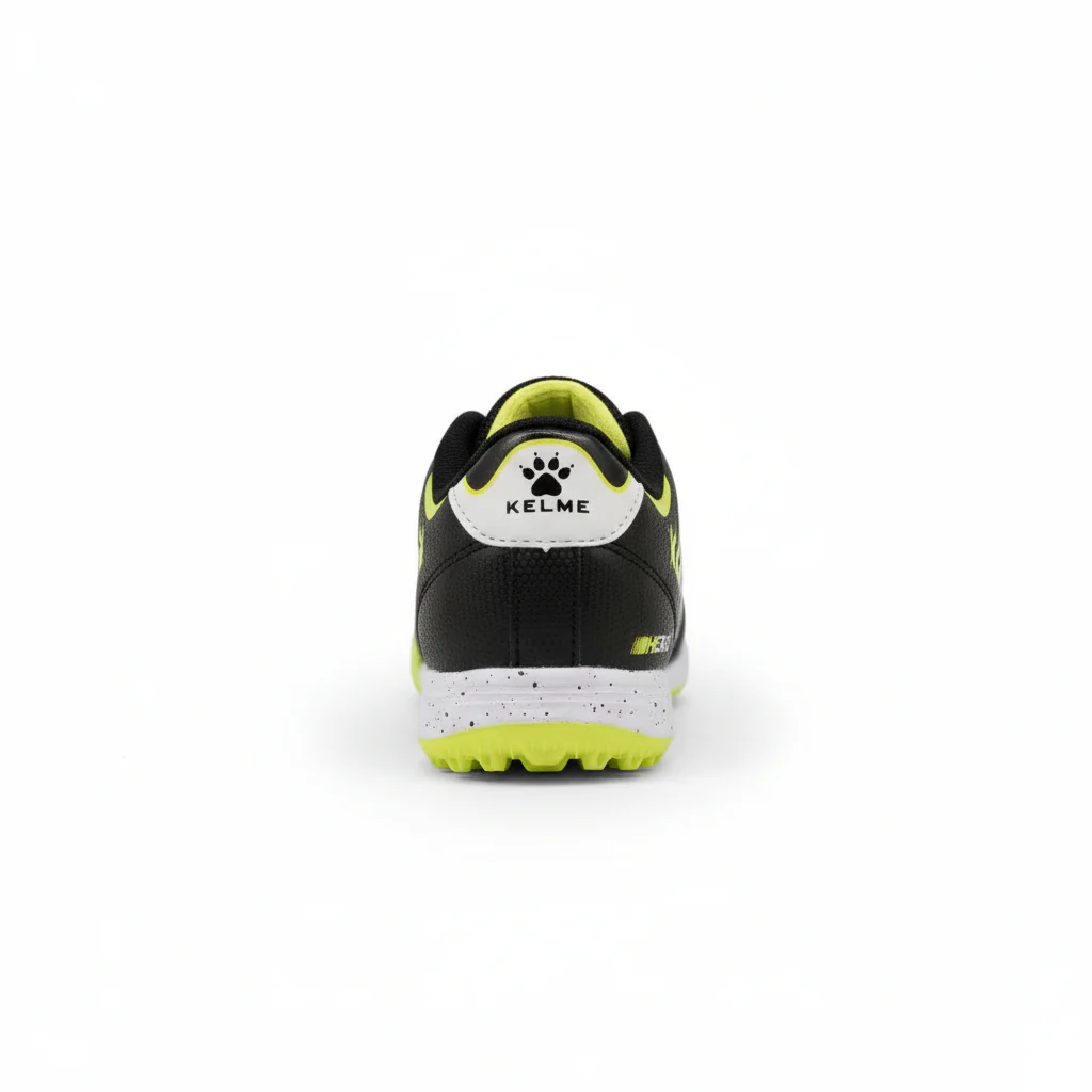 BOTAS DE FÚTBOL DE NIÑO HERO TURF ELASTIC NEGRO-LIMA - Image 5