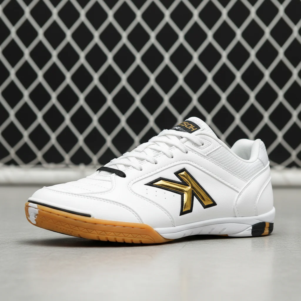 ZAPATILLAS DE FÚTBOL SALA SPECIAL PLAYER PRECISION BLANCO DORADO NEGRO - Image 9