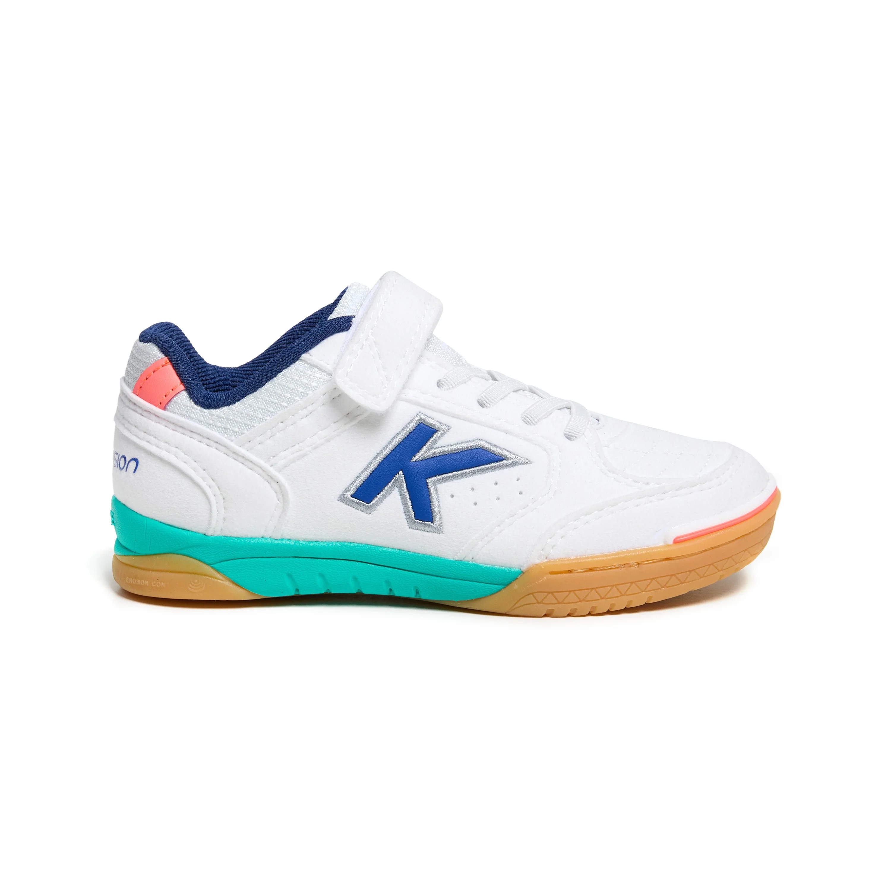 ZAPATILLAS DE FÚTBOL SALA DE NIÑO PRECISION ELASTIC BLANCO