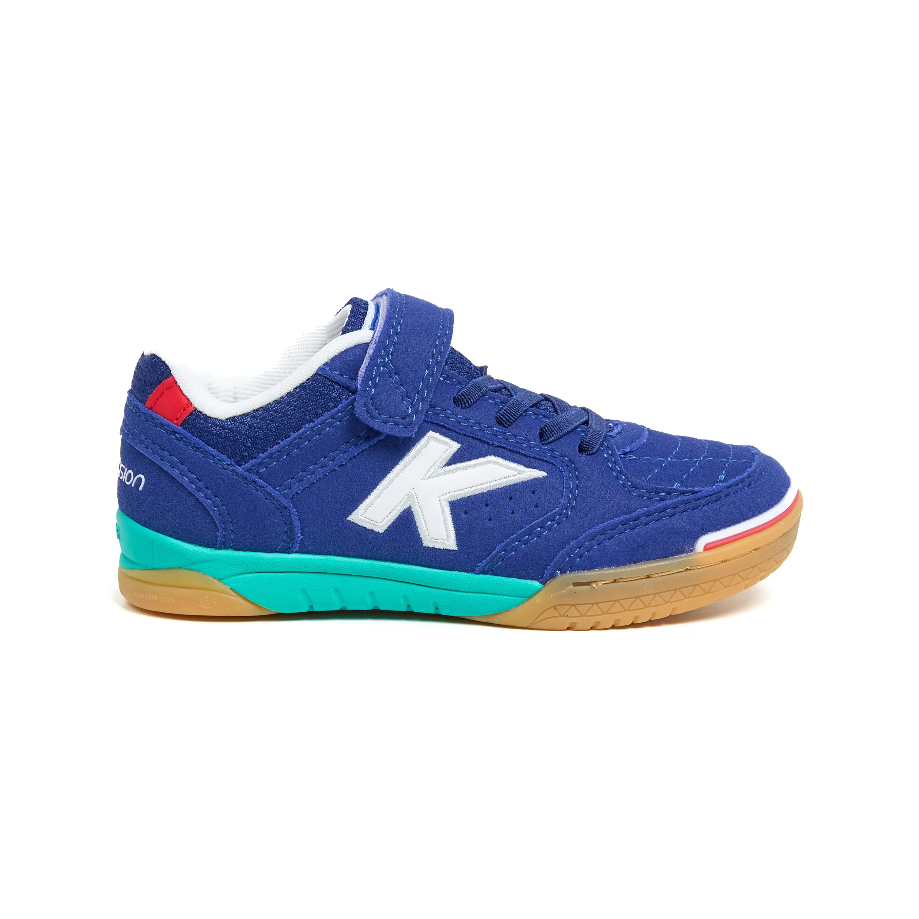 ZAPATILLAS DE FÚTBOL SALA DE NIÑO PRECISION ELASTIC AZUL
