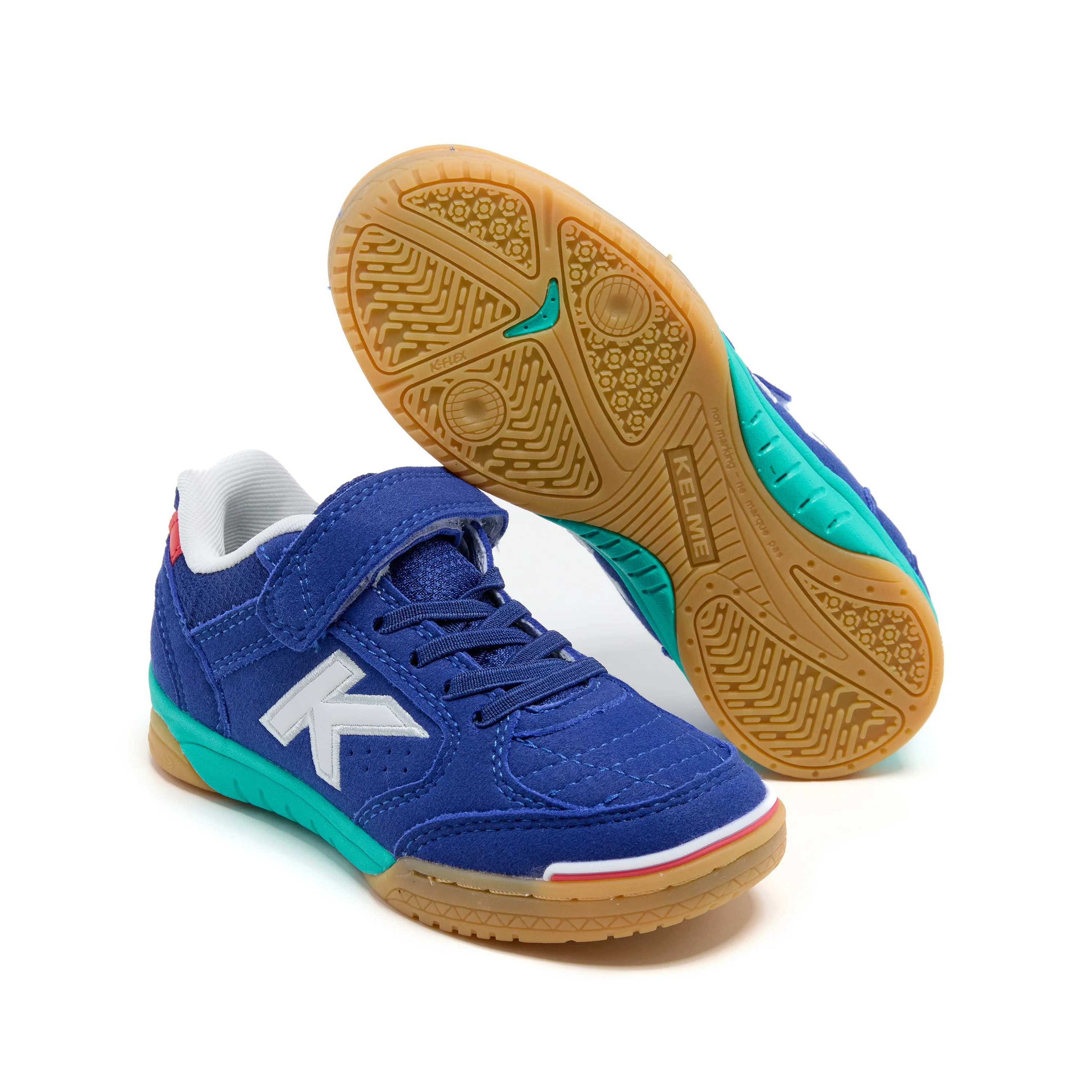 ZAPATILLAS DE FÚTBOL SALA DE NIÑO PRECISION ELASTIC AZUL - Image 2