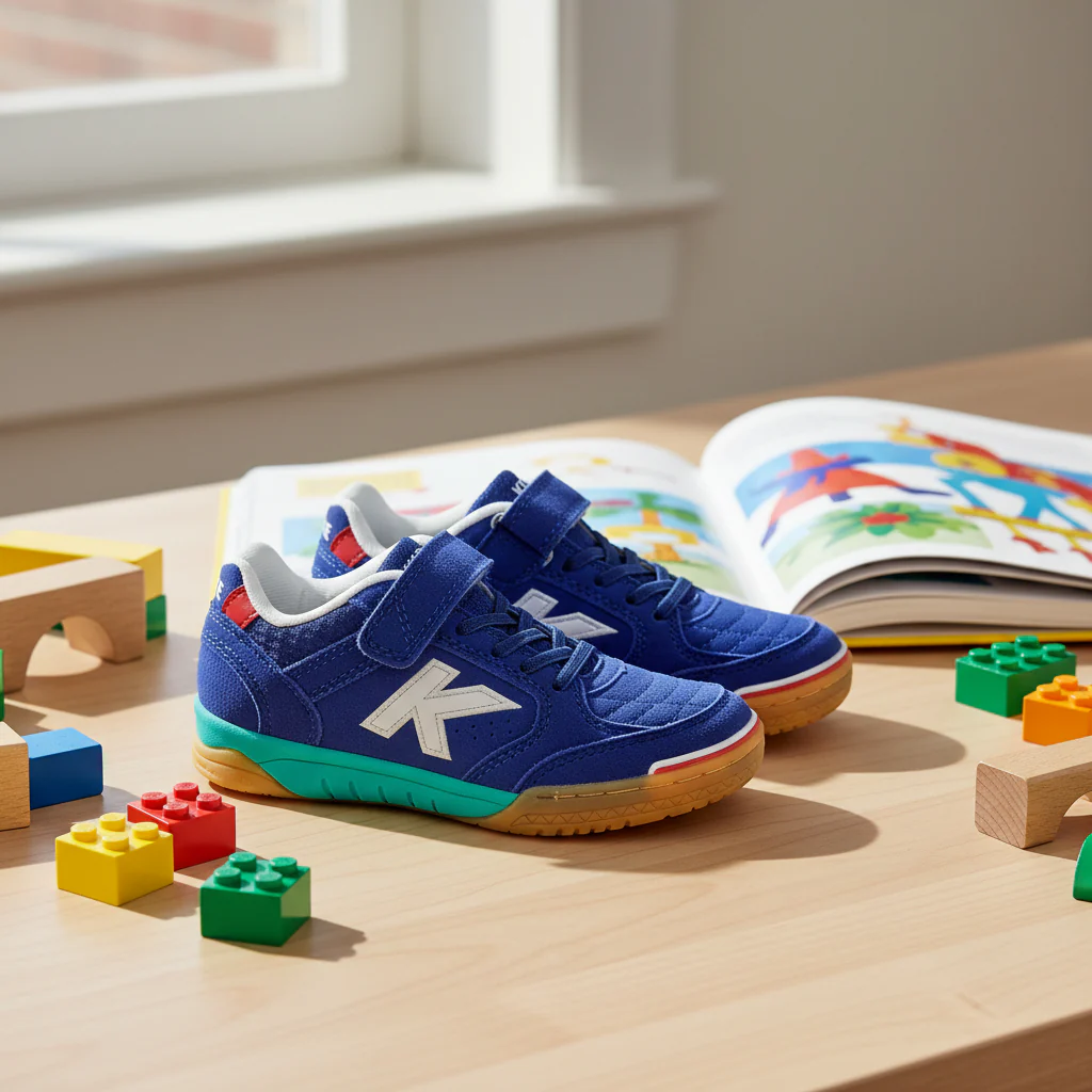 ZAPATILLAS DE FÚTBOL SALA DE NIÑO PRECISION ELASTIC AZUL - Image 5