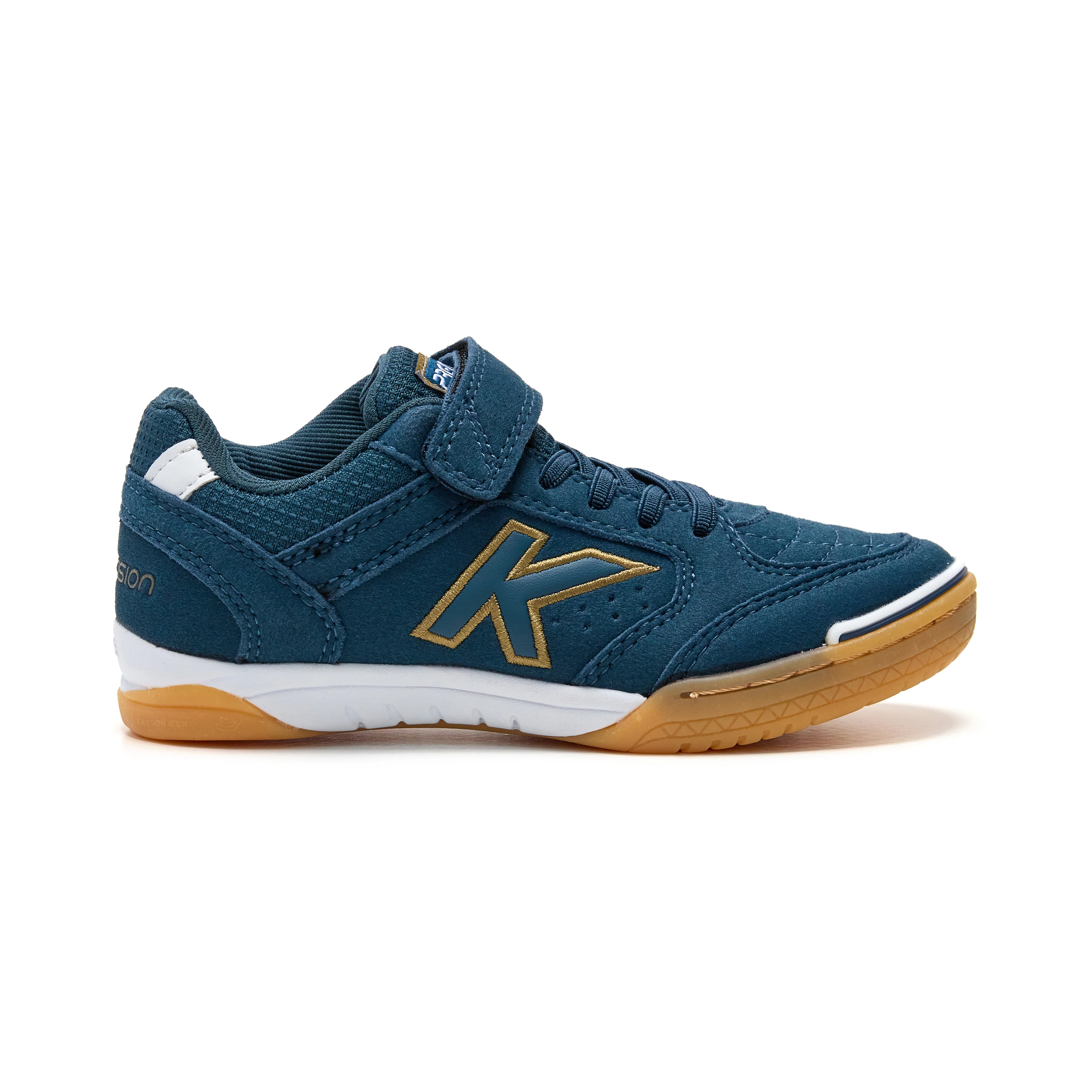 ZAPATILLAS DE FÚTBOL SALA DE NIÑO PRECISION ELASTIC AZUL MARINO BLANCO