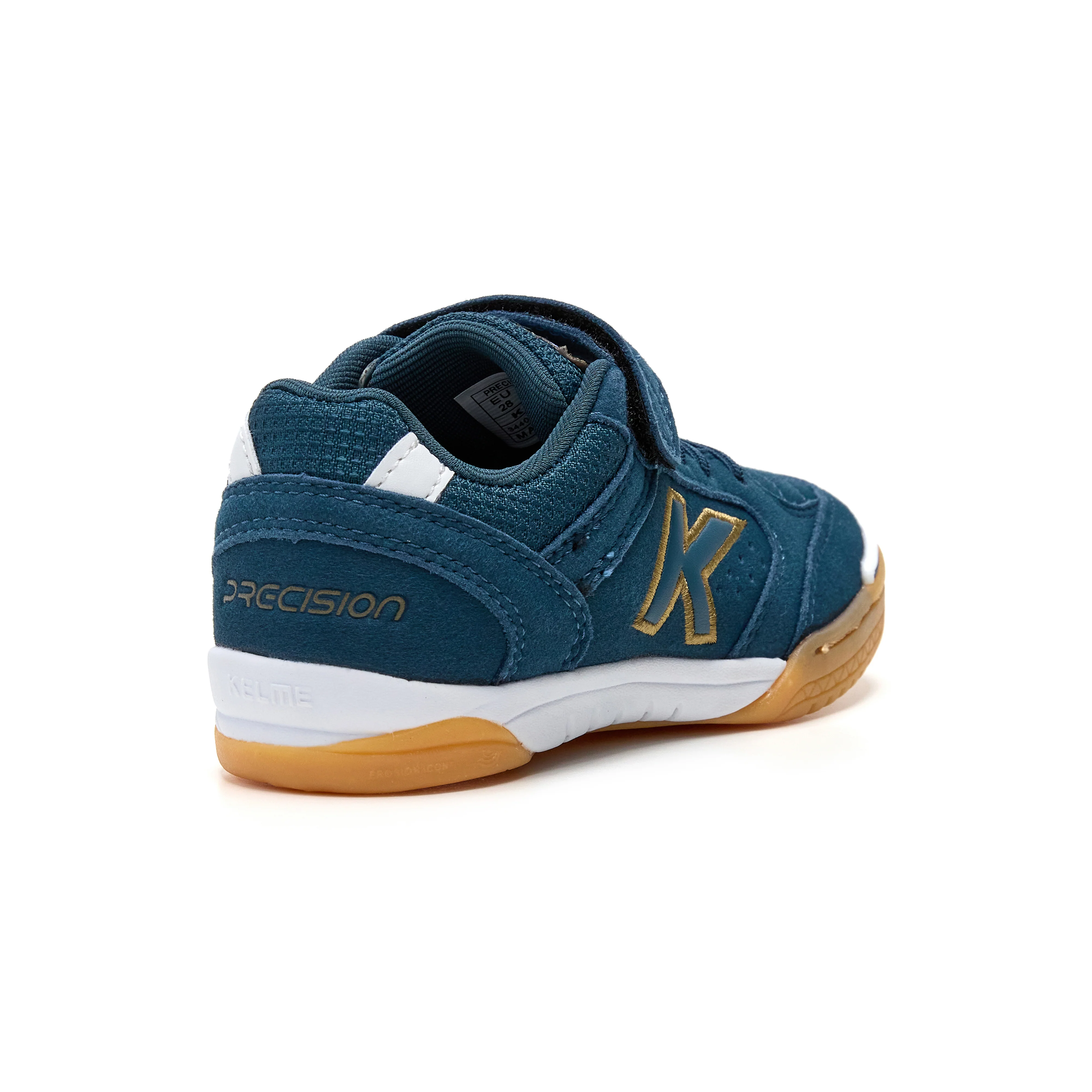 ZAPATILLAS DE FÚTBOL SALA DE NIÑO PRECISION ELASTIC AZUL MARINO BLANCO - Image 3