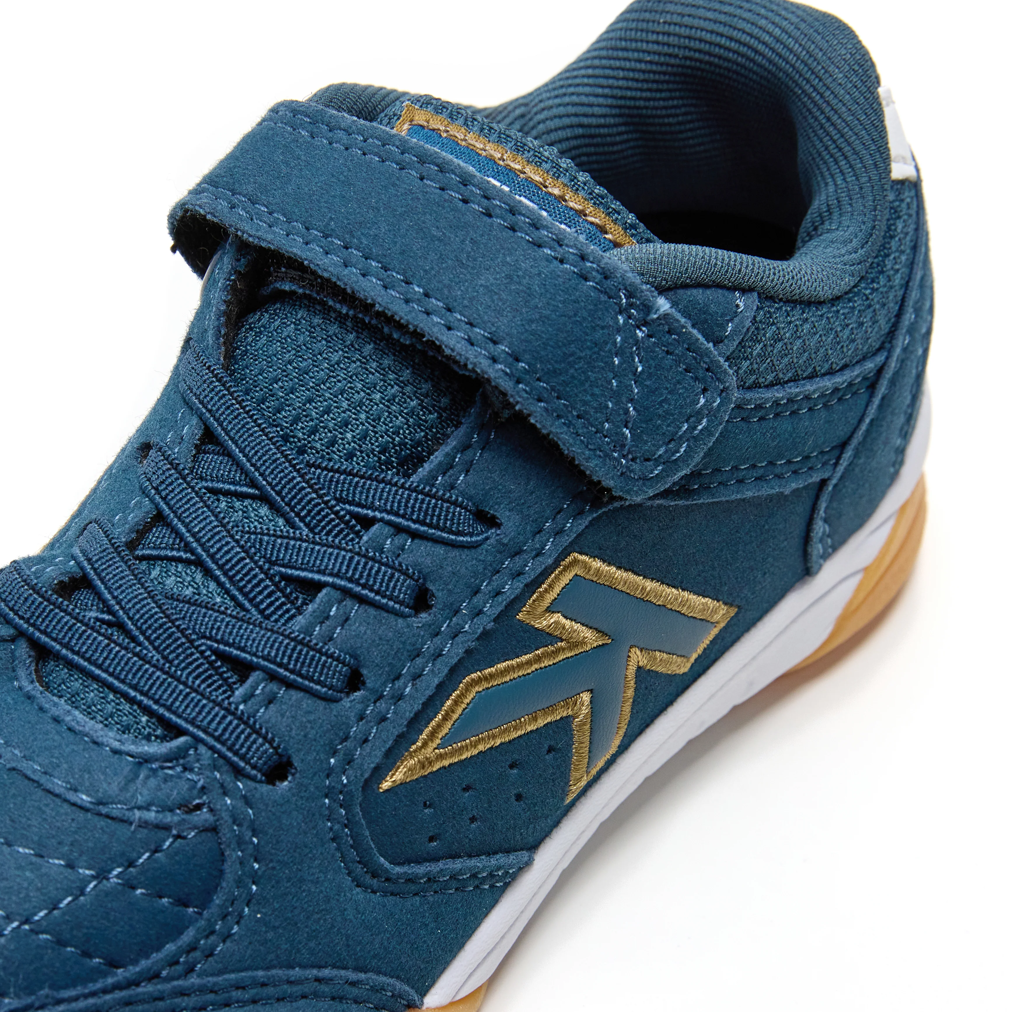 ZAPATILLAS DE FÚTBOL SALA DE NIÑO PRECISION ELASTIC AZUL MARINO BLANCO - Image 4
