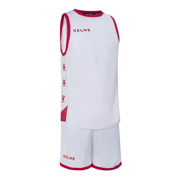 EQUIPACIÓN DE BALONCESTO VITORIA BLANCO Y ROJO