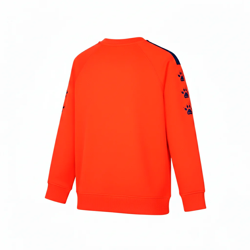 SUDADERA INFANTIL LINCE NARANJA Y AZUL - Image 2