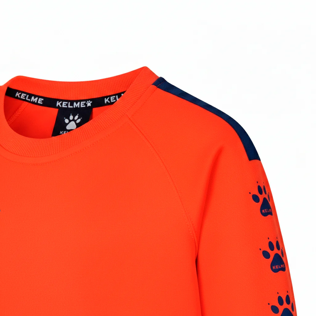 SUDADERA INFANTIL LINCE NARANJA Y AZUL - Image 4