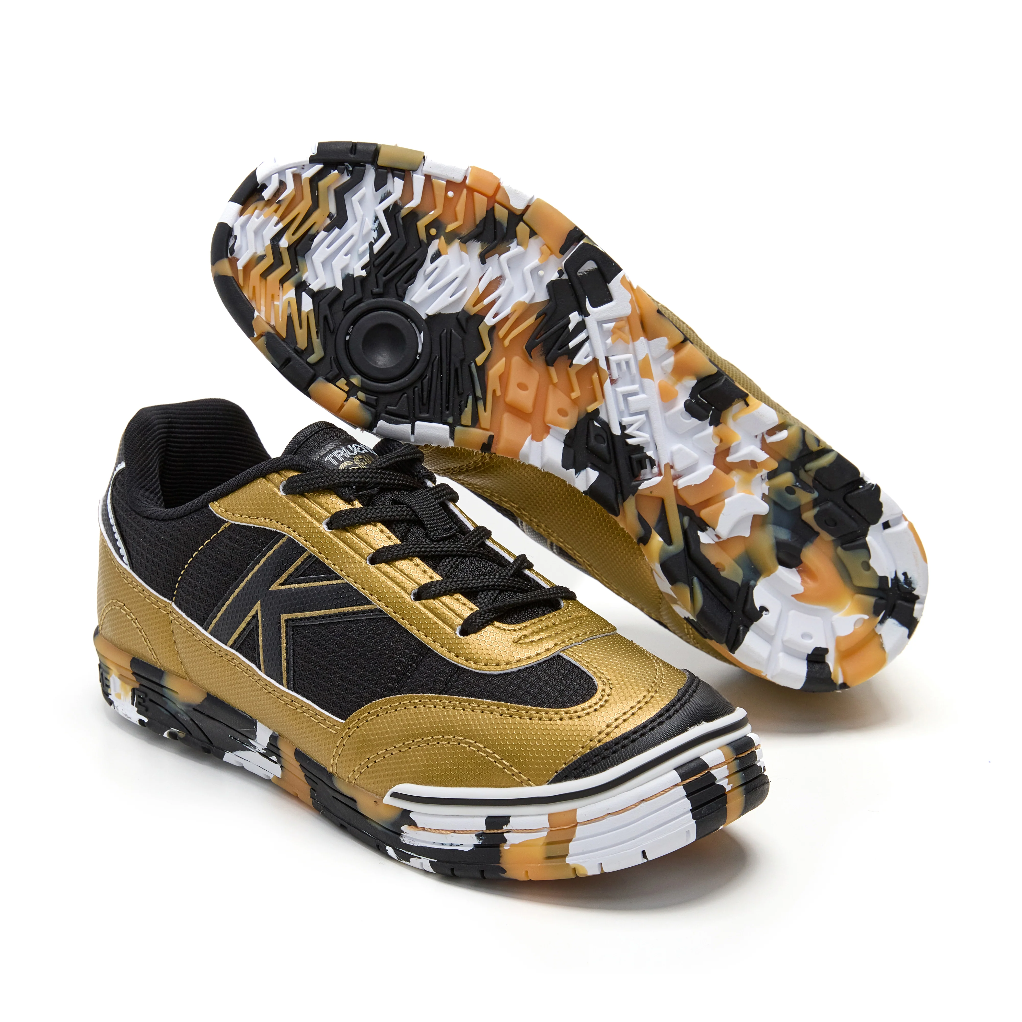 ZAPATILLAS CASUAL DE NIÑO TRUENO LACE OCRE-NEGRO - Image 2