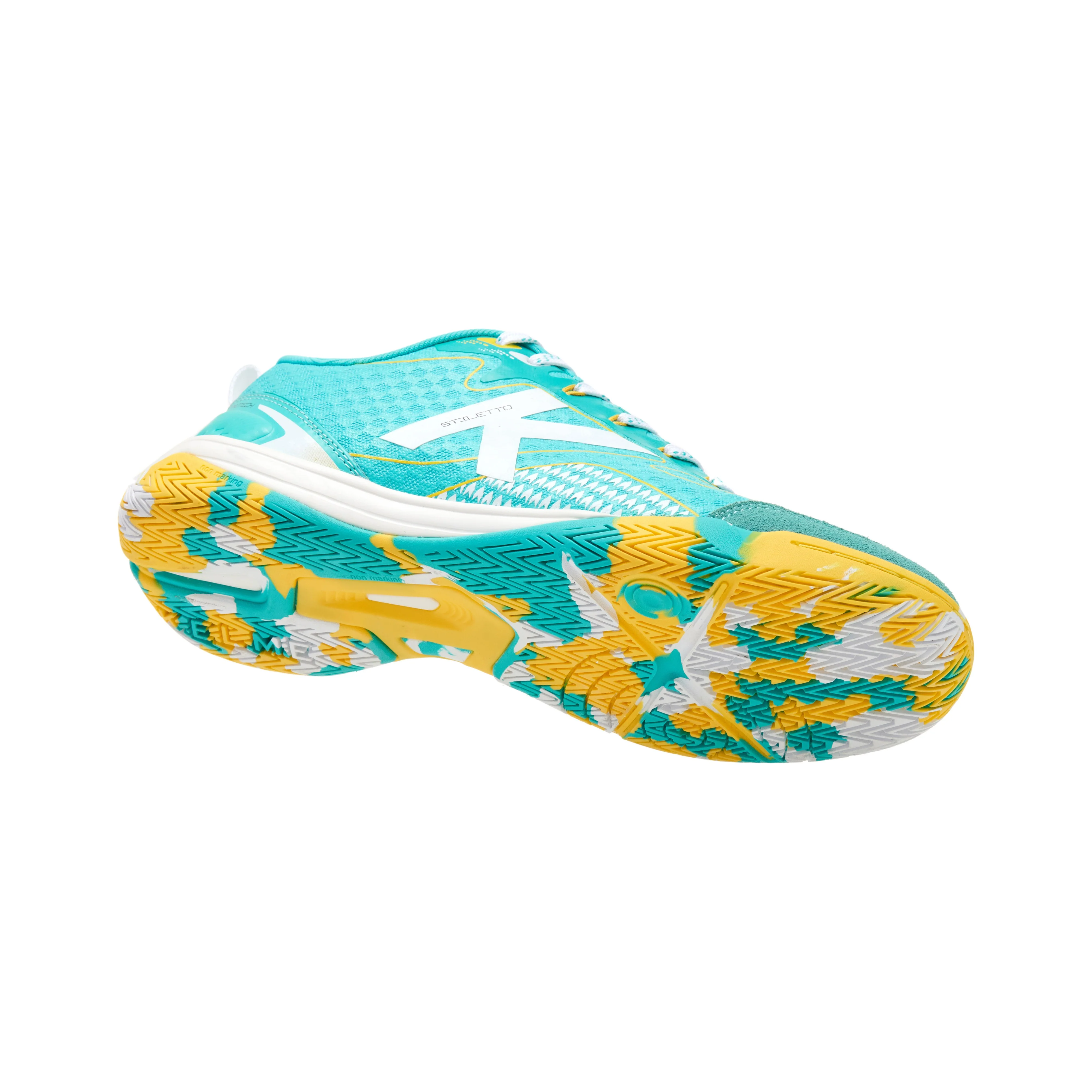 ZAPATILLA DE FÚTBOL SALA STILETTO TURQUESA - Image 4