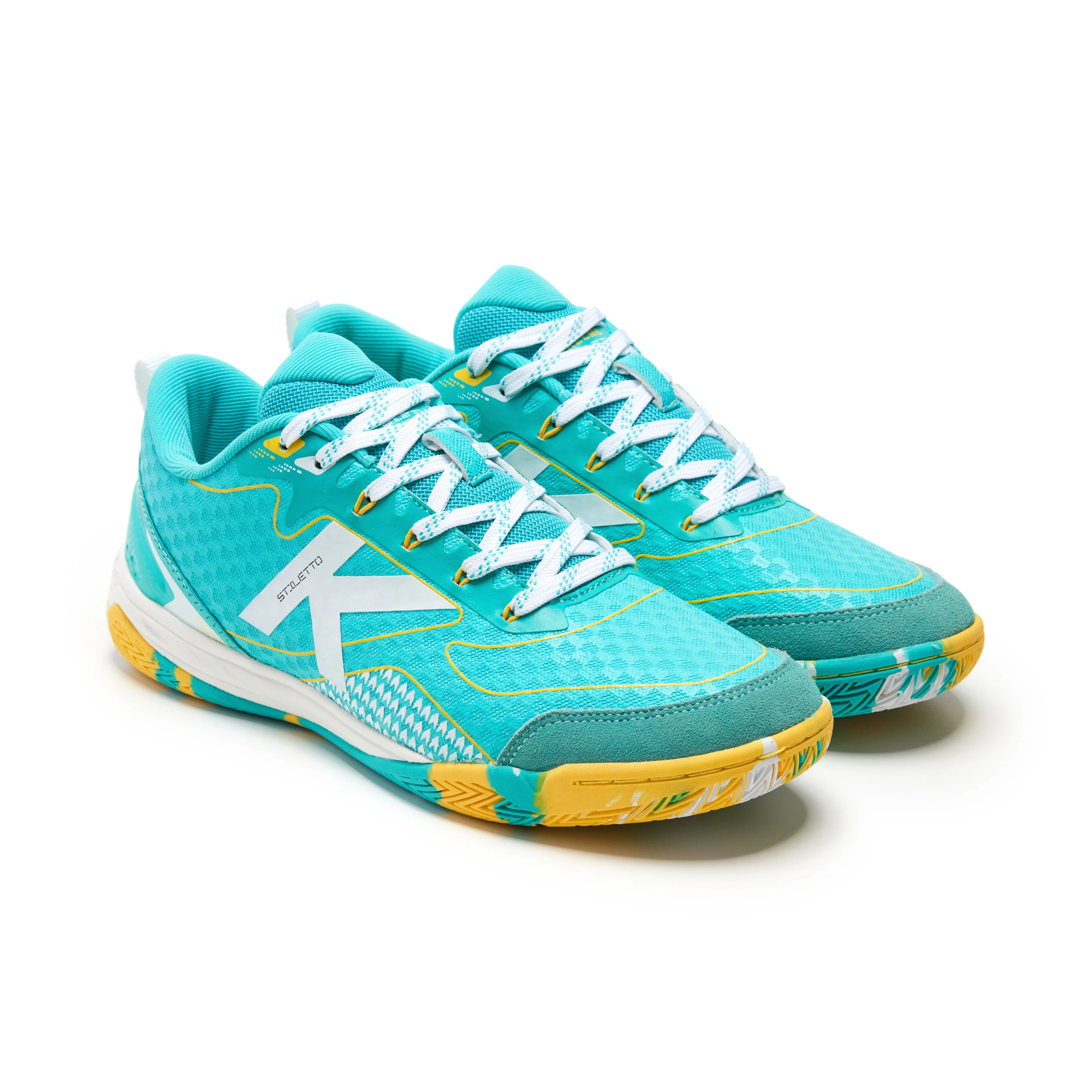 ZAPATILLA DE FÚTBOL SALA STILETTO TURQUESA - Image 5